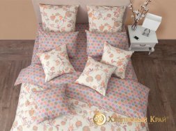 Комплект постельного белья Дуэт 2 нав. 50*70 бязь люкс 5639/1 Элизабет беж