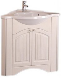 Тумба угловая Onika АРНО 60.11 белое дерево